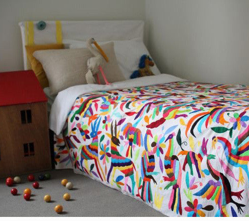 Otomi Bed Throw - Multi Colour